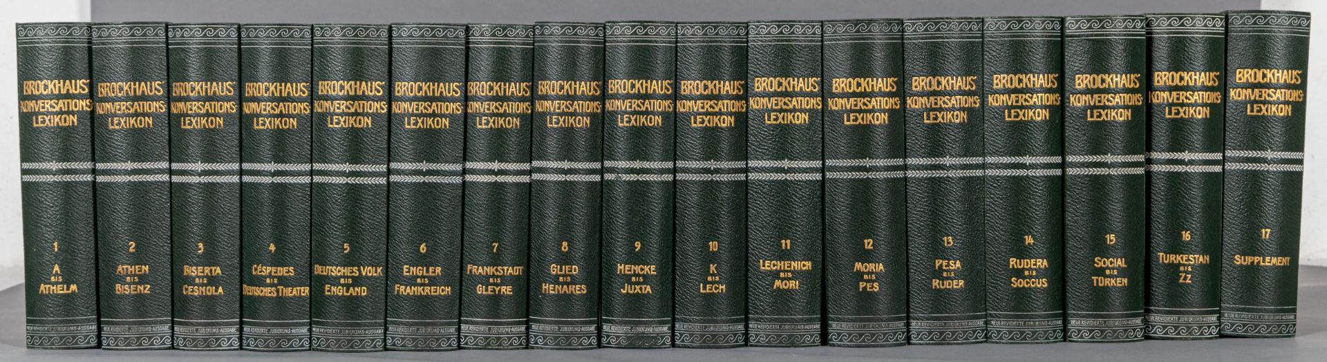 Brockhaus Konversations-Lexikon vierzehnte, vollständig neubearbeitete Auflage, Leipzig Brockhaus 19