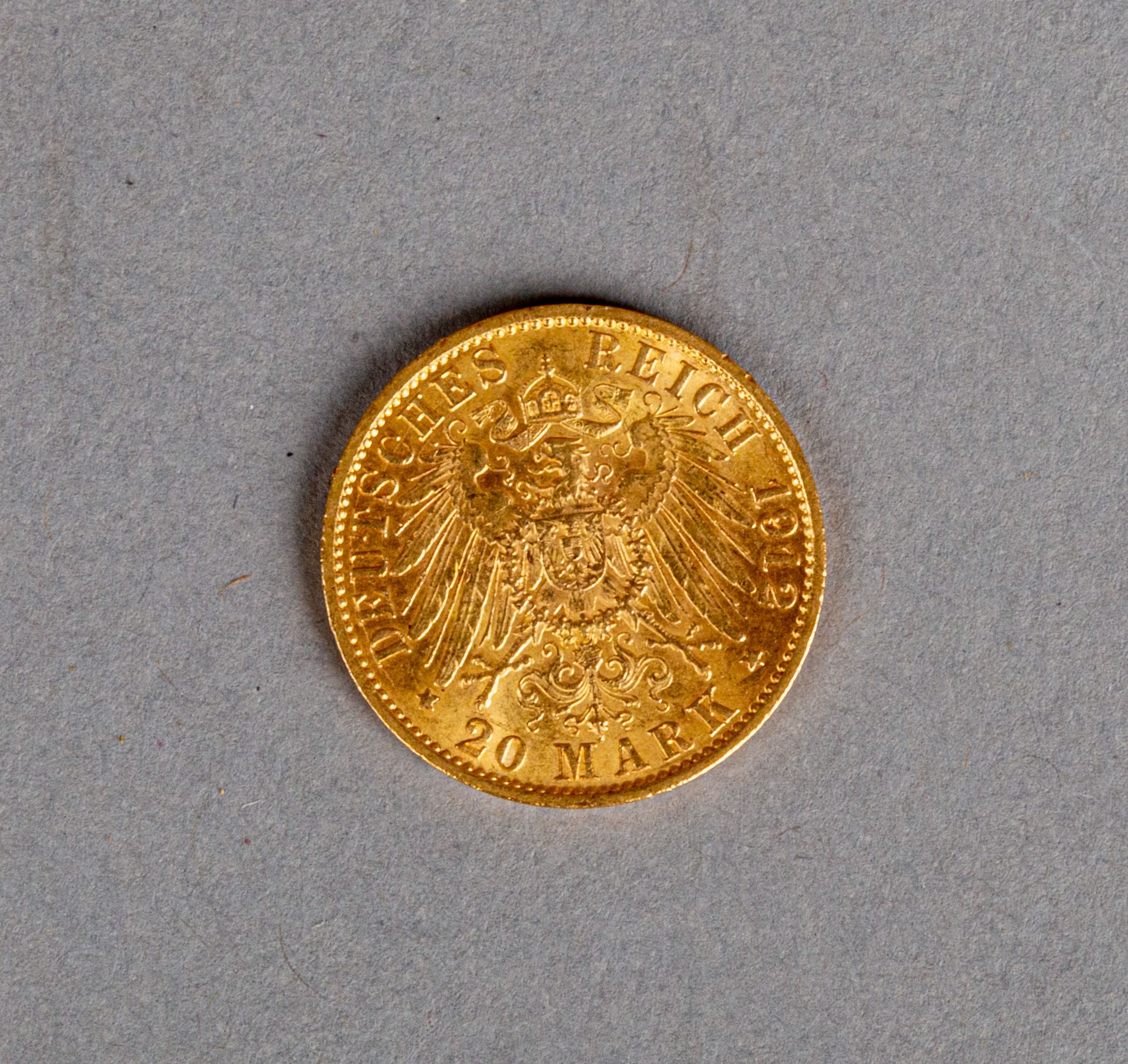 Goldmünze, 20 Mark, 1912 A, Wilhelm II. (Preußen) - Image 2 of 2