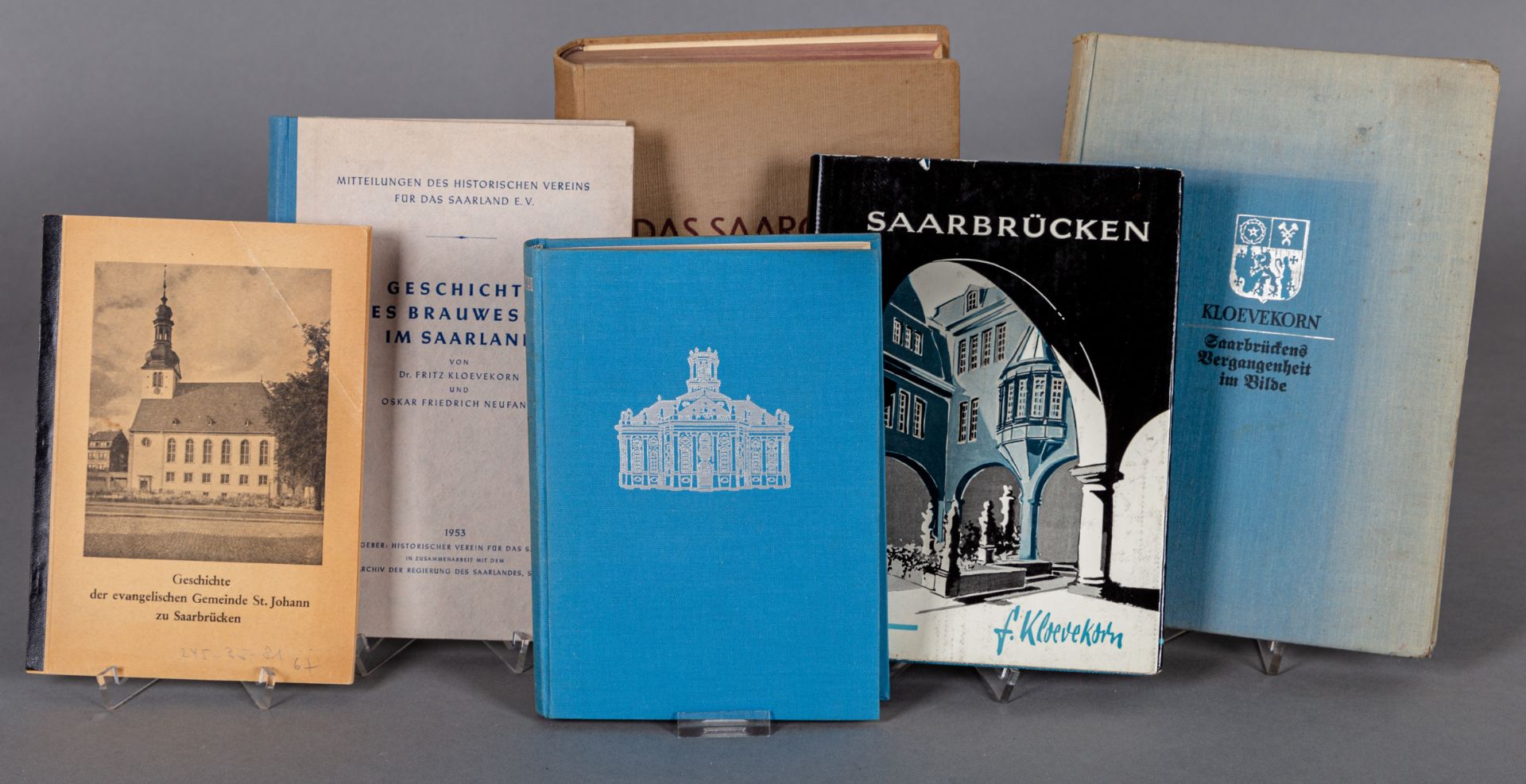 Fritz Kloevekorn (1885-1964), Bücher über die Geschichte des Saarlandes
