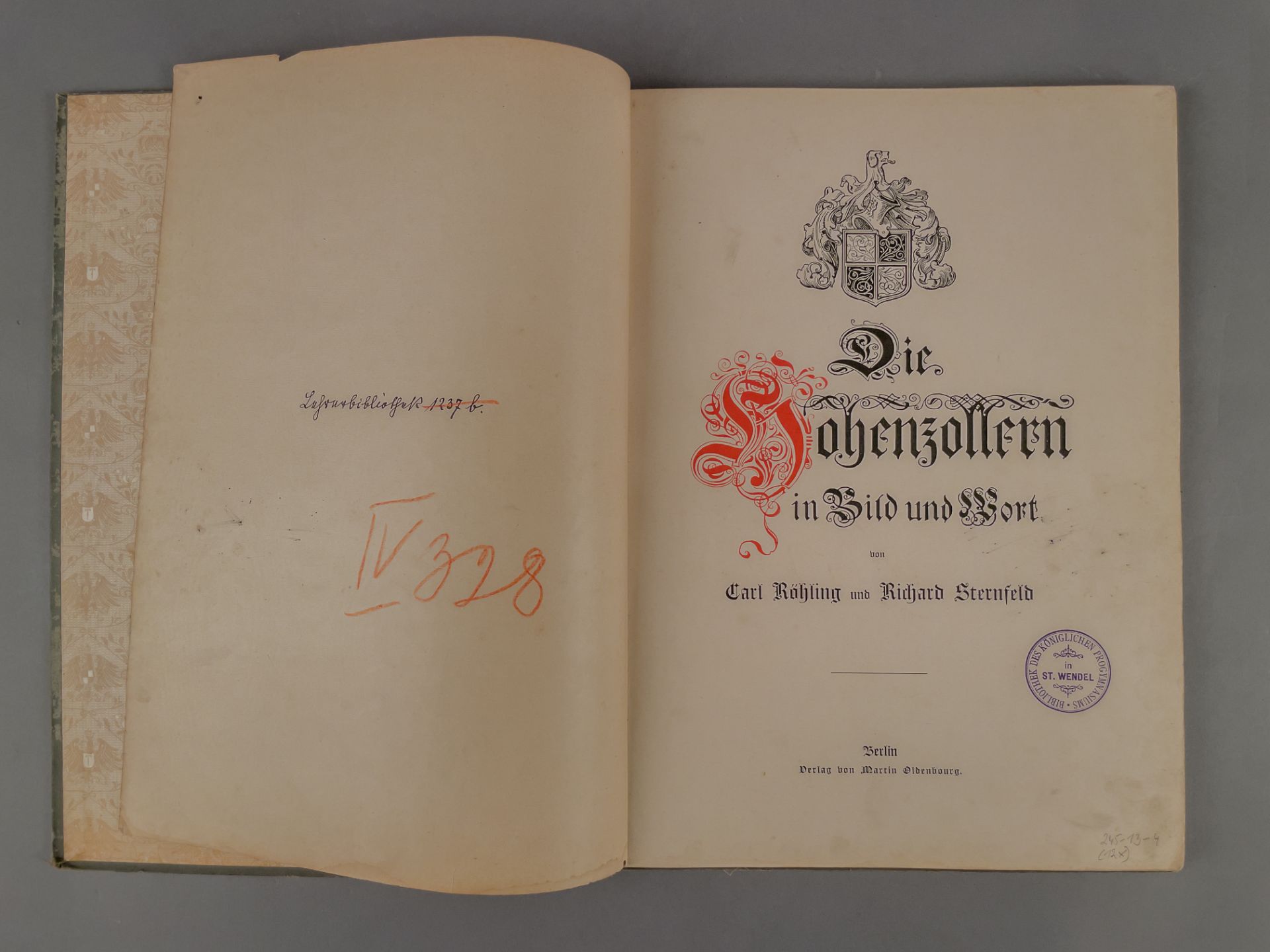 Paul Seidel (Hg.), Hohenzollern-Jahrbücher - Bild 2 aus 3