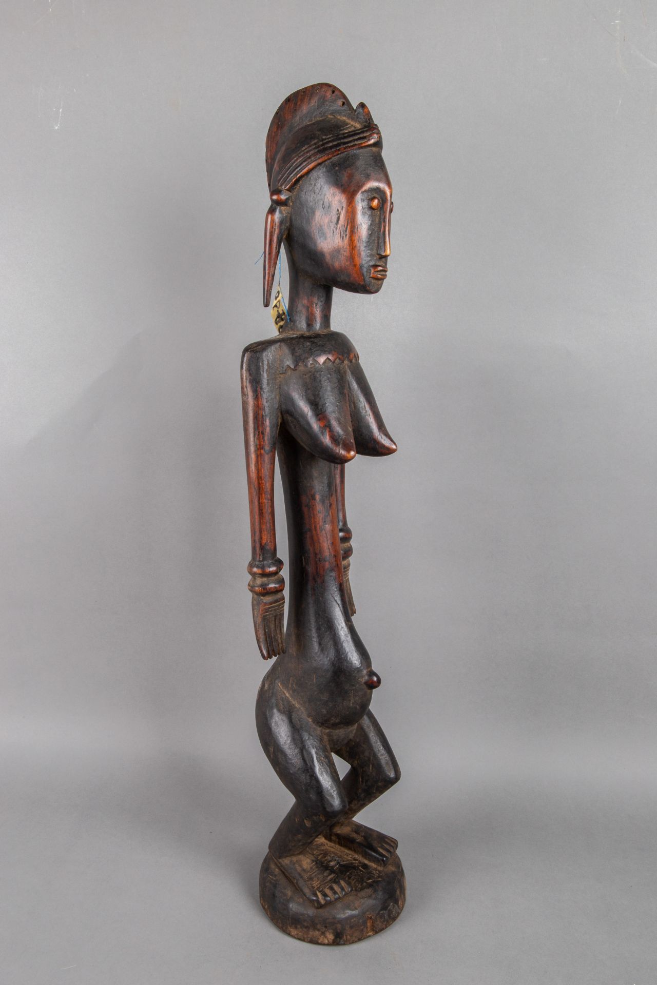 Stehende weibliche Figur 'jo nyeleni', Holz, Bamana, Mali - Bild 4 aus 4