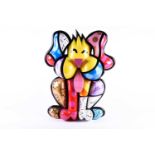 Romero Britto (b.1963) Brazilian, a large limited edition three-dimensional abstract figure of a