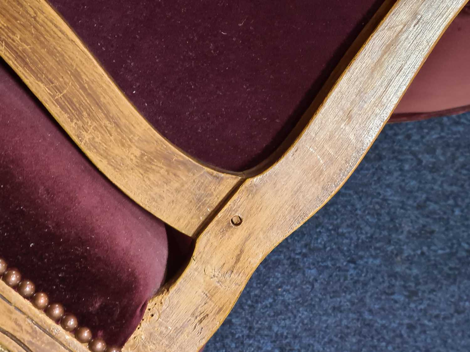 A French carved, gilded and upholstered armchair, late 19th/early 20th century, together with two - Image 13 of 24