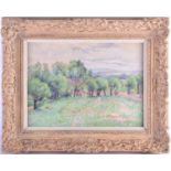 An Impressionist style landscape, oil on canvas, signed Mai ?, attributed verso to 'Giran Max', 27