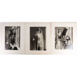 Joyce Baronio (b.1947) USA, a group of three Gelatin silver prints, depicting figures from the '42nd