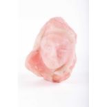 Sven Berlin (1911-1999) British, a carved pink quartz sculpture, depicting a female head, 18 cm