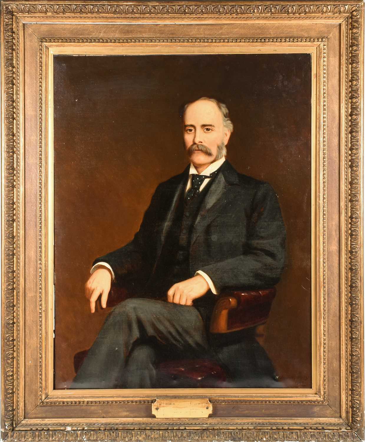 Joseph Sydney Willis Hodges (1828-1900) British, a large portrait of Charles Townsend Murdoch MP (