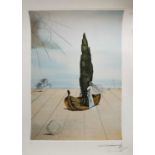 Salvador Dali (1904-1989), a lithographic print in colours, signed in pencil, on Lana watermarked