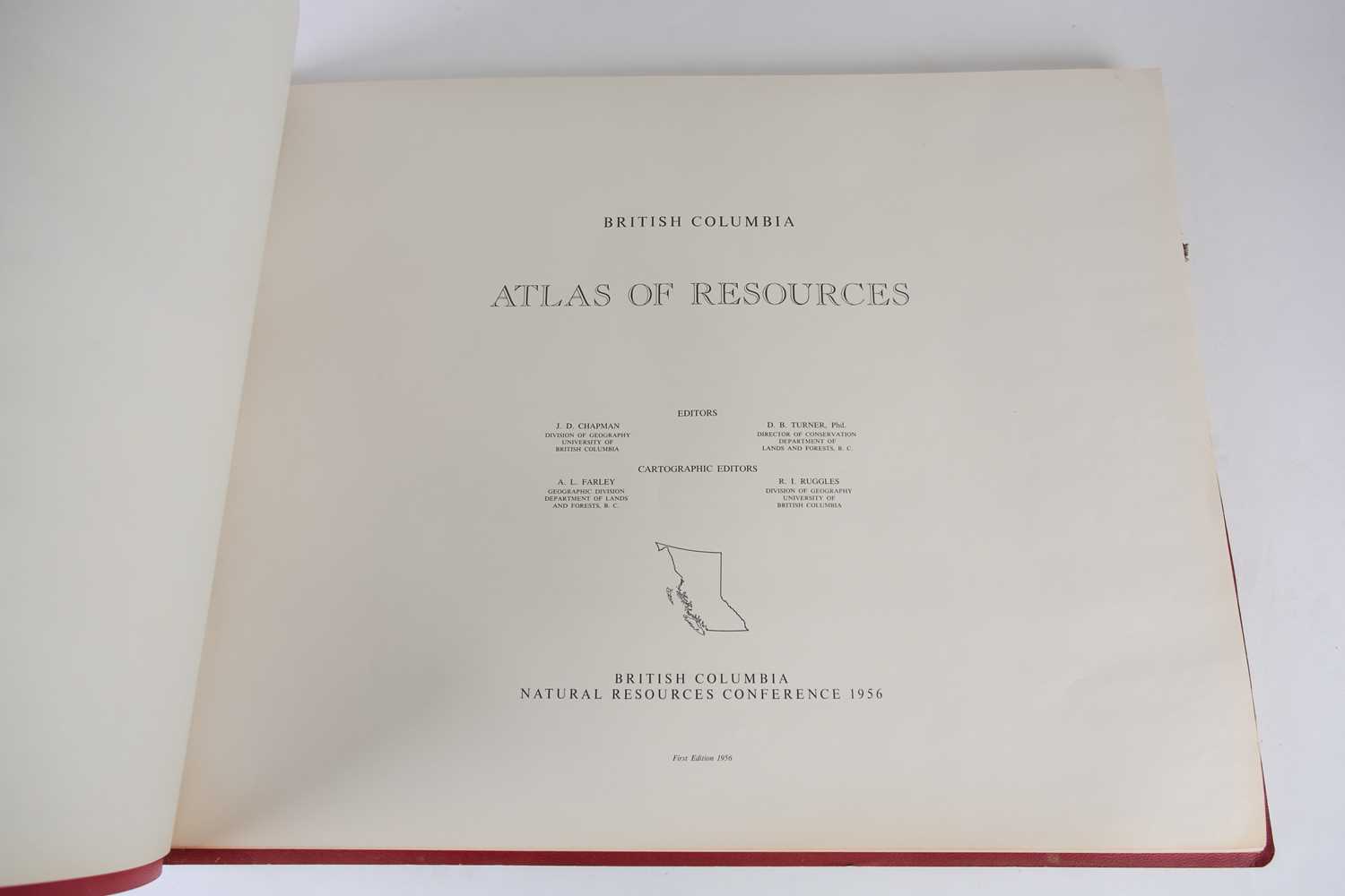 Chapman, JD and Turner, DB: British Columbia Atlas of Resources, 1st Edition, from Natural Resources - Image 14 of 15