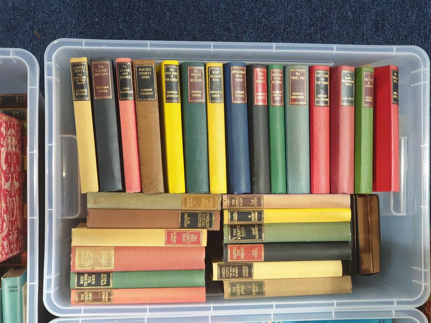 A large quantity of books, contained in five boxes, to include Society and World Books editions, - Image 3 of 6