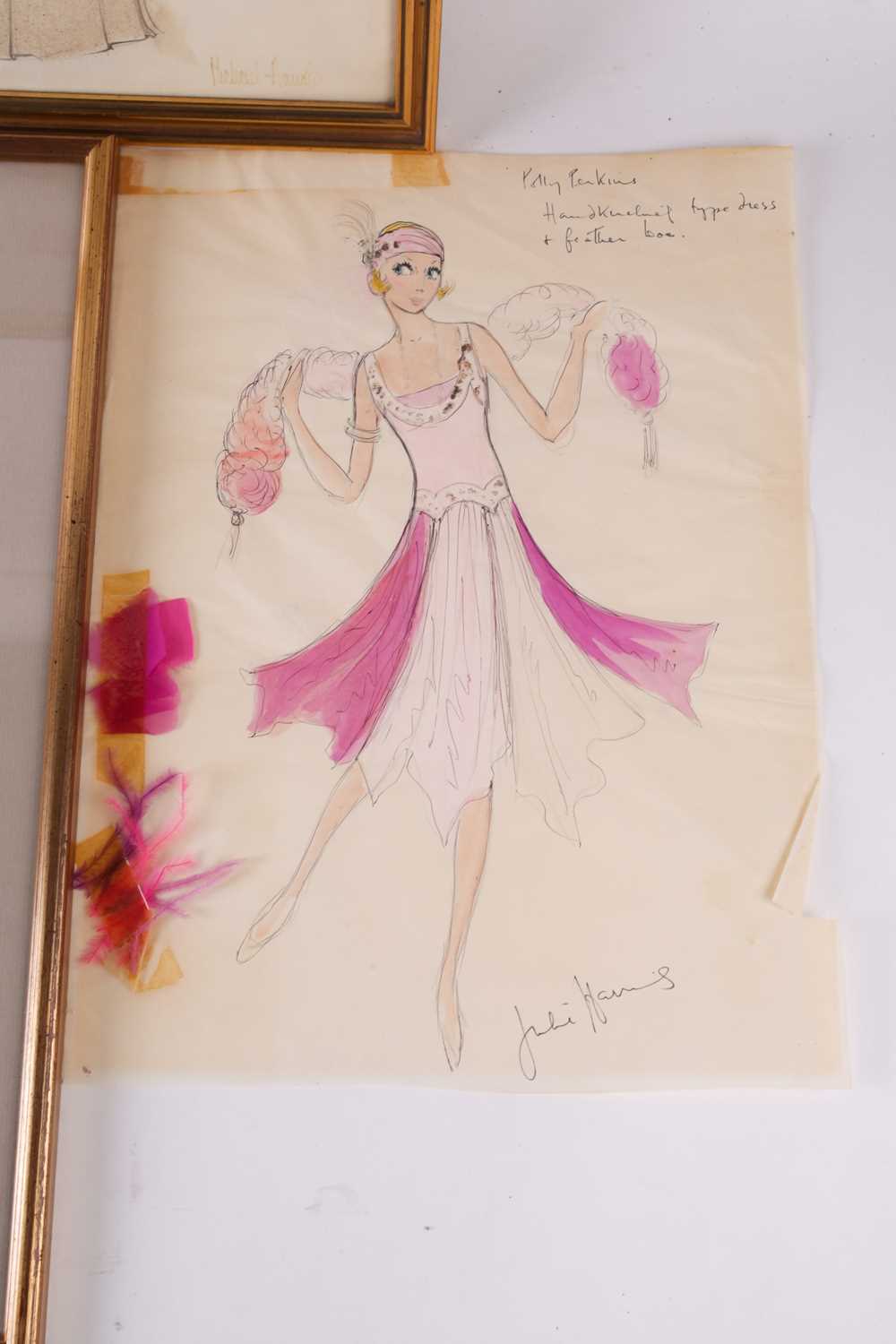 Julie Harris (British, late 20th century), three original costume designs to include sketches for - Image 2 of 6