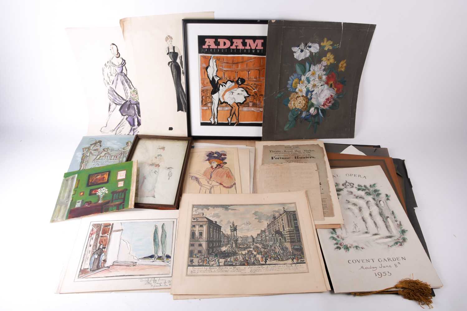 A collection of theatrical ephemera from the collection of Patrick Wheatley, to include assorted