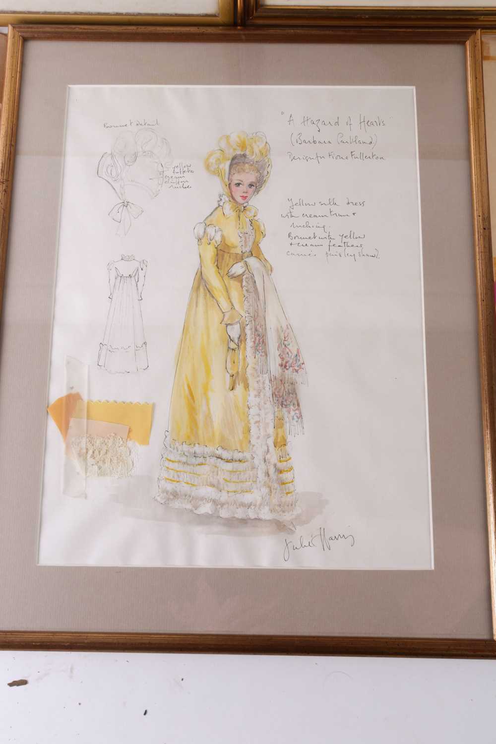 Julie Harris (British, late 20th century), three original costume designs to include sketches for - Image 4 of 6
