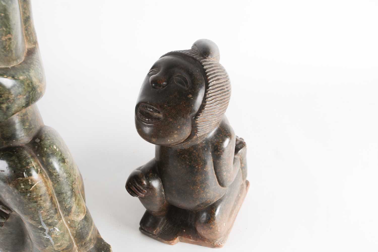 C.K. Chakanyuka 1965 (Crispen Chakanyuka 1943 – 2002?), a Zimbabwean Shona carved serpentine - Image 7 of 8