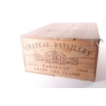 Twelve bottles of 1996 Chateau Batailley Pauillac Grand Cru Classe, 750ml, OWC.