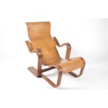 A 20th century Marcel Breuer (1902-1981) for Isokon "short chair" initially designed in 1936 and