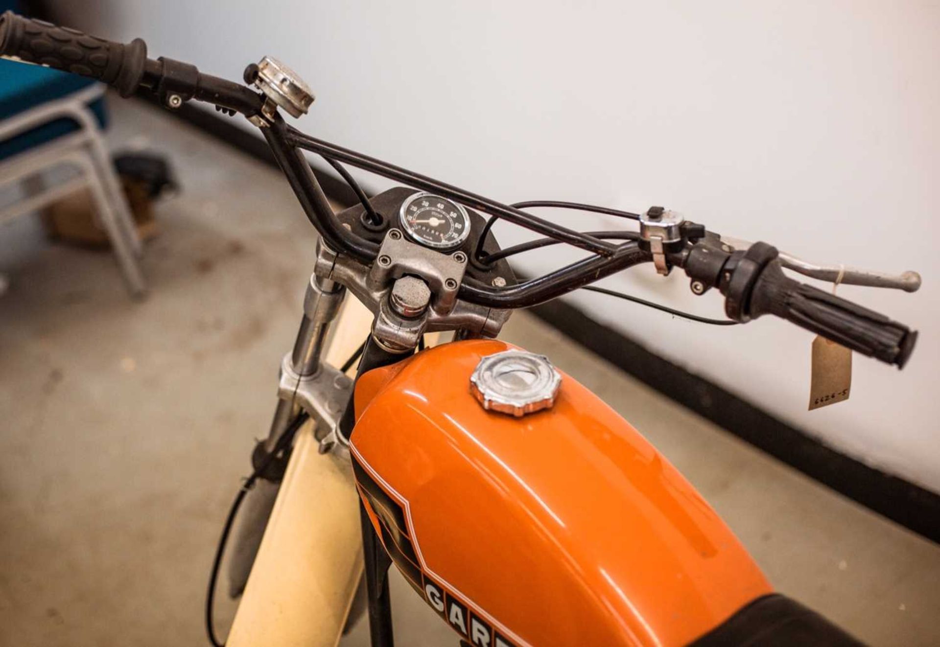 A 1981 Italian Garelli Enduro 40 red scrambler motorcycle. Odometer showing 460km. Serial number - Image 3 of 22