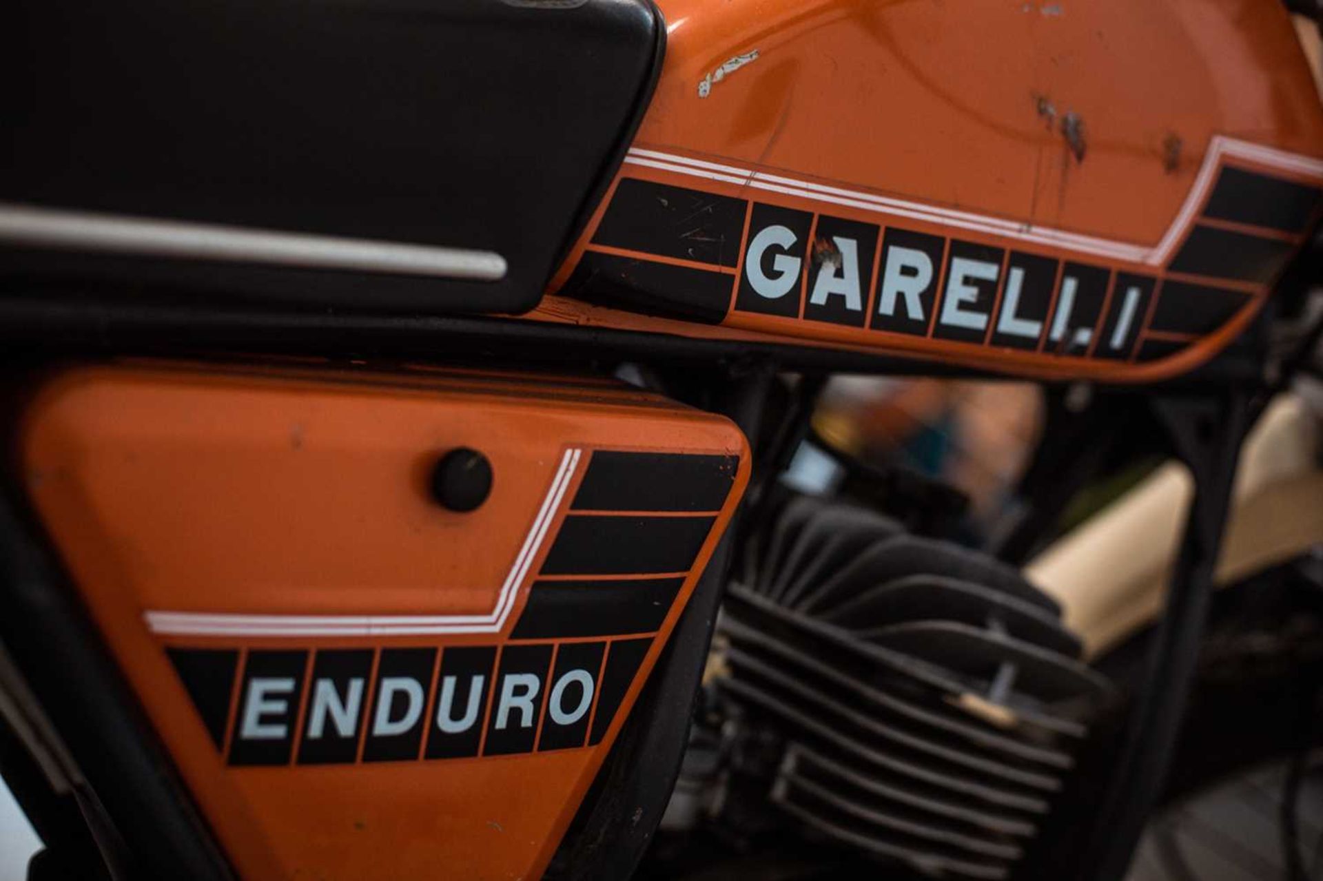 A 1981 Italian Garelli Enduro 40 red scrambler motorcycle. Odometer showing 460km. Serial number - Image 7 of 22