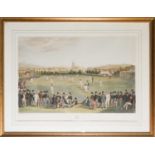 After William Drummond and Charles J Basebe, engraved by G H Phillips, 'The Cricket Match -