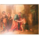 Attributed to Henry Howard RA (1769-1847) British, 'Return of the Prodigal Son', large oil on