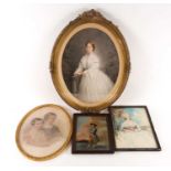 18th century Dutch school, a painting on glass of a young sailor, 25 cm x 18.3 cm in a wooden frame,