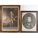 Charles Turner after J Hoppner, 'Admiral Lord Nelson', 19th Century mezzotint, 62 cm x 40.5 cm