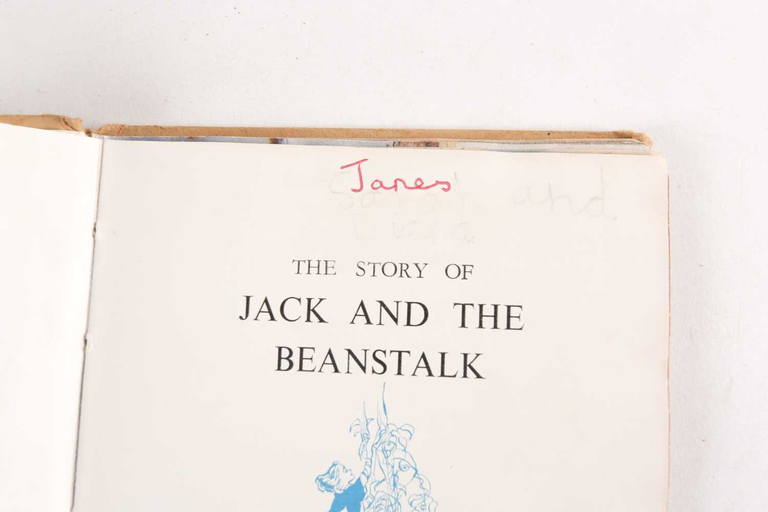The personal copy of 'The Story of Jack and the Beanstalk' formerly belonging to the young - Image 10 of 12