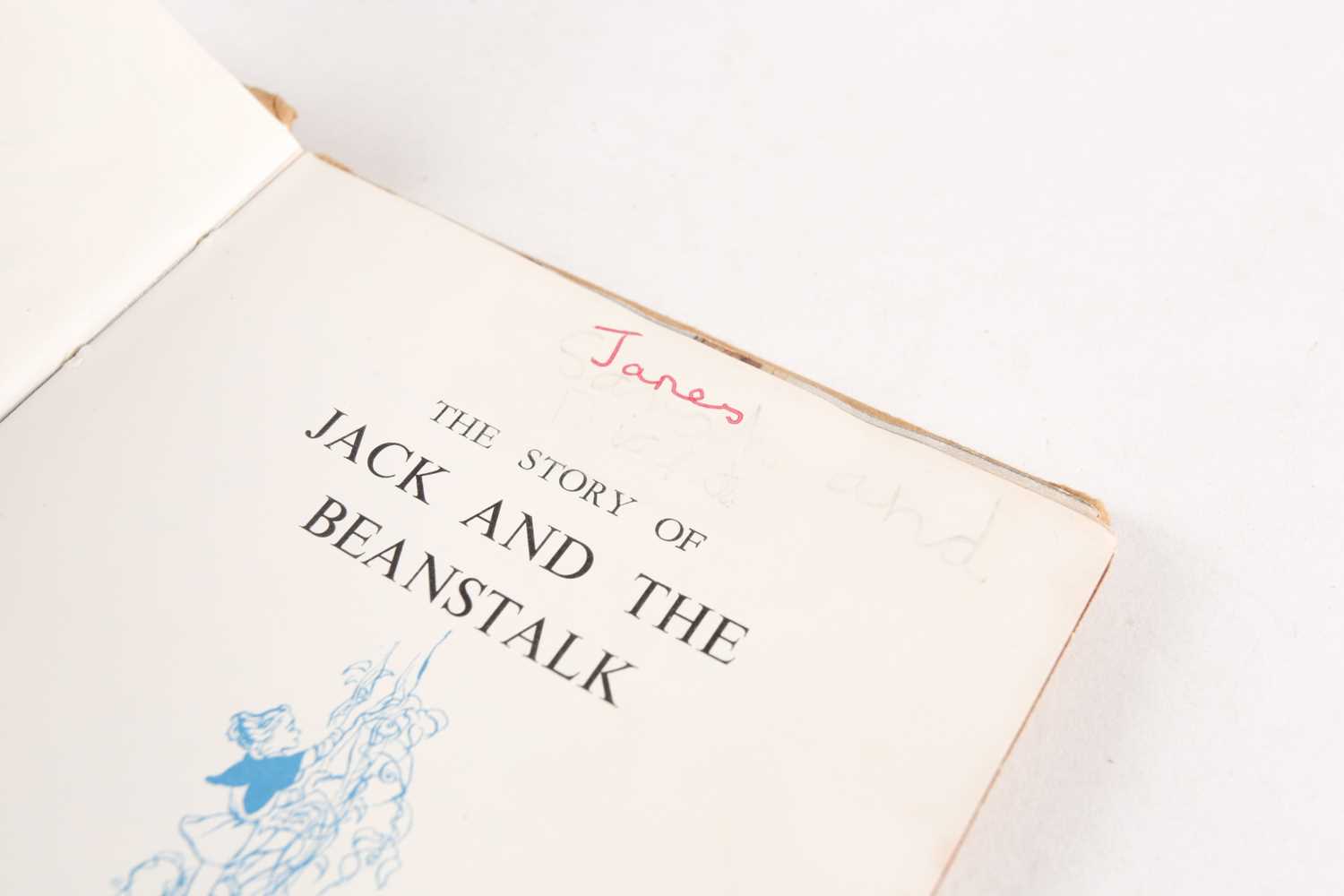 The personal copy of 'The Story of Jack and the Beanstalk' formerly belonging to the young - Image 6 of 12