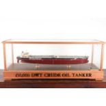 A shipbuilders 1/300 scale model of the "Princimar Grace" a Samsung Heavy Industries crude oil