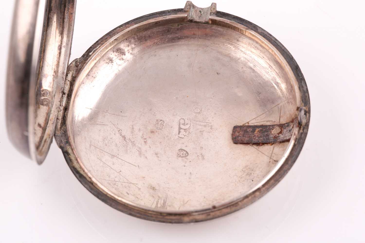 A George III silver pair-cased pocket watch, by T. Strong of London, hallmarked London 1809, the - Image 3 of 13