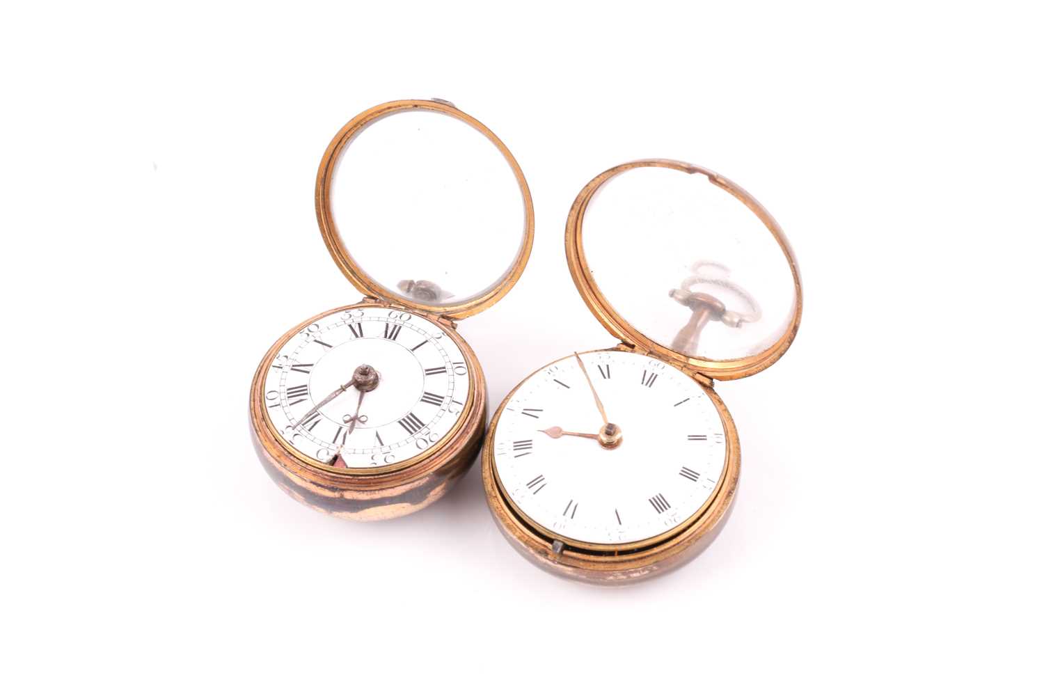Two Georgian pair cased pocket watches, one by James Wilson of London, the other by Henry Redpath of - Image 6 of 10