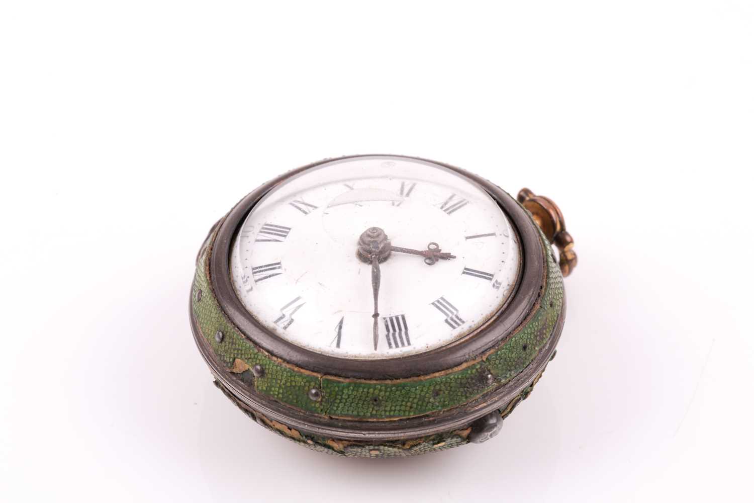A George II silver gilt pair-cased pocket watch, by John Atkinson of London, hallmarked London 1746, - Image 5 of 5