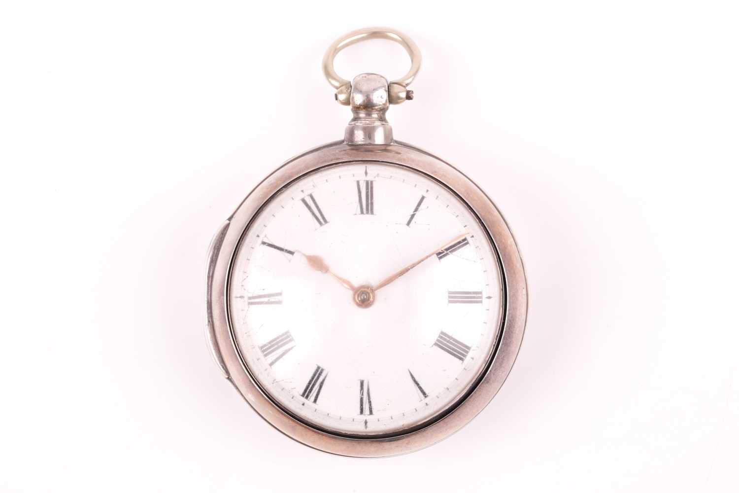 A Regency pair-cased silver pocket watch, by Thomas Clare of Bedford, hallmarked london 1830, by - Image 3 of 11