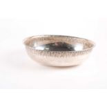 A 20th century Italian silver (800) oval bowl by Gioilleria of Parma. The everted rim with simple