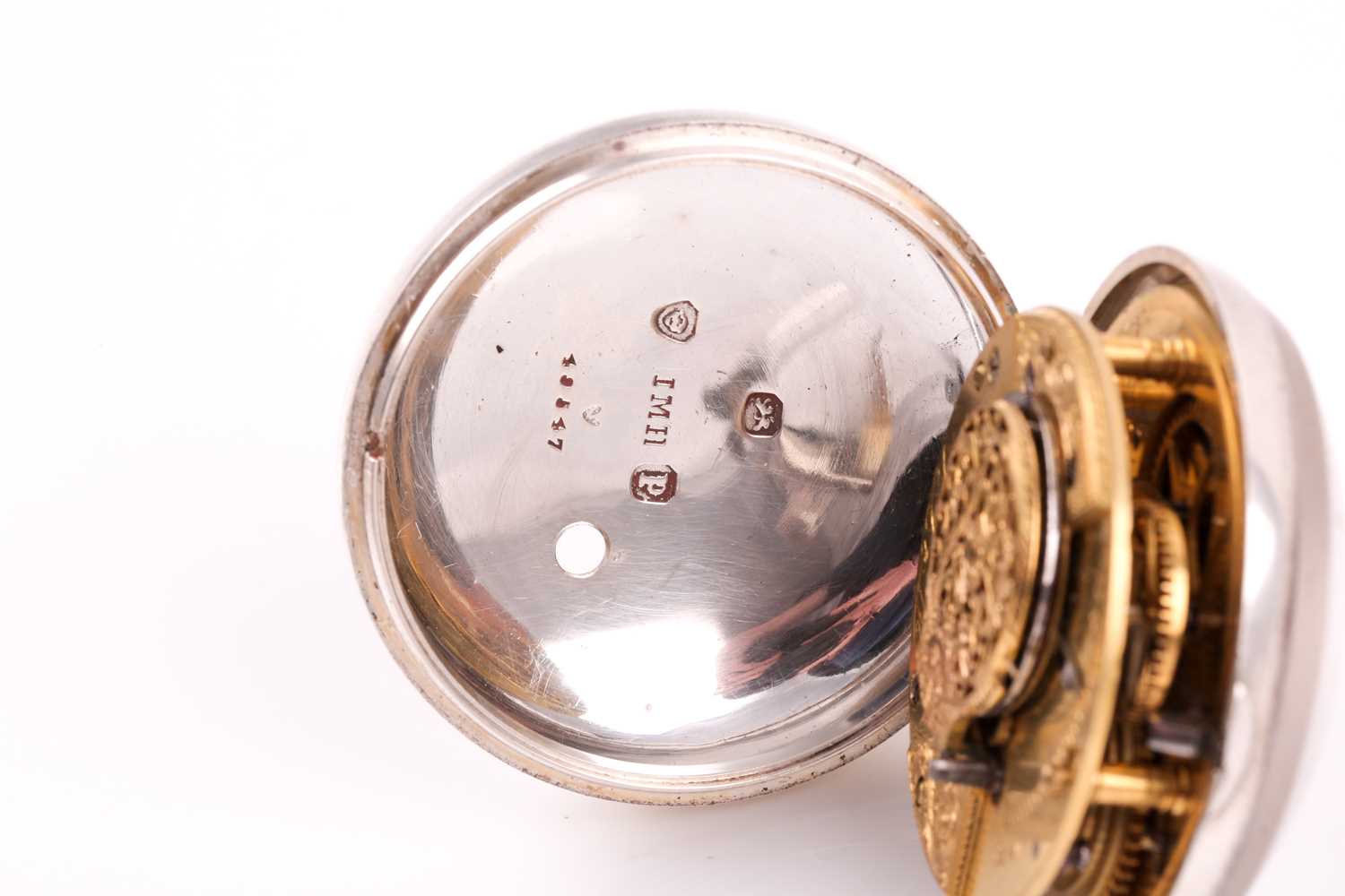 A Regency pair-cased silver pocket watch, by Thomas Clare of Bedford, hallmarked london 1830, by - Image 7 of 11