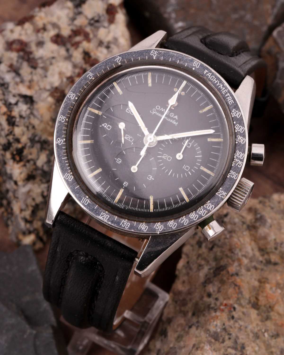 A very rare 1964 Omega Speedmaster reference 105.003-64 'Ed White' stainless steel chronograph - Image 8 of 19