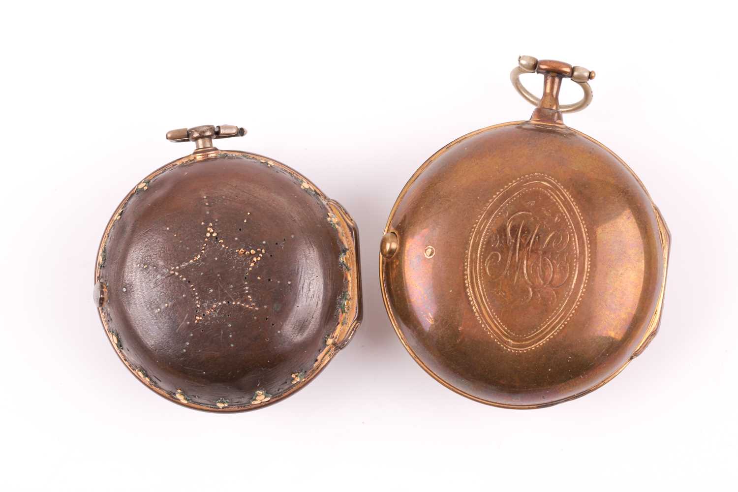 Two Georgian pair cased pocket watches, one by James Wilson of London, the other by Henry Redpath of - Image 10 of 10