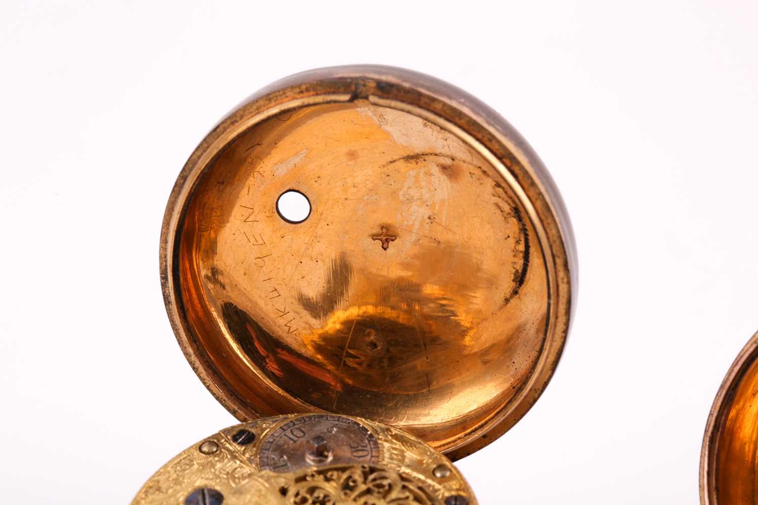 Two Georgian pair cased pocket watches, one by James Wilson of London, the other by Henry Redpath of - Image 3 of 10