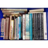 A large quantity of reference books relating to antiques, antique furniture, booklets relating to