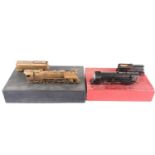 A boxed United Scale Models HO gauge B&O Power 2-8-0 brass locomotive & tender, 'Exclusively for