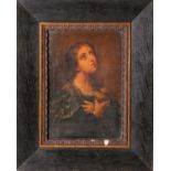 After Carlo Dolci, 19th/20th century, The Holy Mother, oil on canvas, inscribed in ink verso '