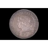 British coins, Oliver Cromwell, Crown, 1658, laureate draped bust l, rev, crowned shield of arms,