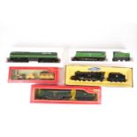 Triang Hornby: a boxed Triang R346 Stephensons 'Rocket' Train, together with four further boxed