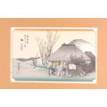 Ando Hiroshige (1797 -1858), 'Mariko (a roadside restaurant), the 20th of the 53 Tokaido