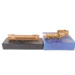 An NJ International Inc. brass railway model, Great Northern Class K 4-4-2, in orginal box and