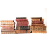A collection of decorative bindings including White, Rev. Gilbert, M.A. The Natural History and