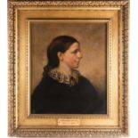 Lady Theresa Cripps,(1852-1893) A quarter length profile portrait of Lawrencina Potter 1821-1882 (