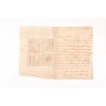 John Wesley (1703-1791) ASL. A handwritten letter to his brother Charles Wesley dated London