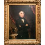 A late 19th century English school portrait of Lawrence Heyworth 1786-1872, oil on canvas. The