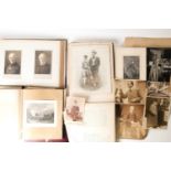 An early 20th century photograph album containing many albumen type photographs including Major. The